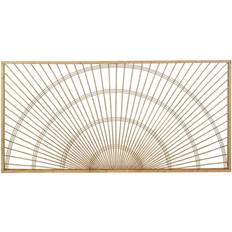 Dkd Home Decor Brown Rattan Headboard