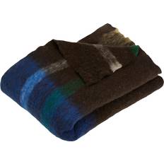Hübsch Graphic Plaid Tæppe Multifarve, Brun