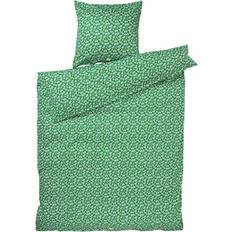 Juna Pleasantly Bed Set 200x220 + 60x63 cm Green Duvet Cover Green (200x140cm)