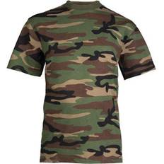 Kamouflage Överdelar Mil-Tec T-Shirt - Skog
