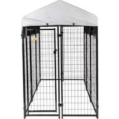 Welded wire fence KennelMaster Welded Wire Dog Fence Kennel Kit 6 ft. x 4 ft. x 6 ft