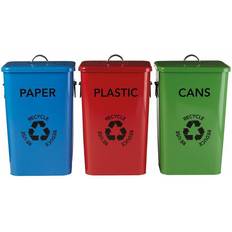 Premier Housewares Recycle Logo Bins 3-pack