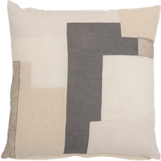 Bloomingville Cuscini Bloomingville Coussin Tissu Taille 50x50 - Gris Cuscino Decorativo Completo Grigio (50x50cm)