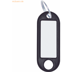 Wedo Key Ring Tag With Ring - Black