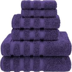 Purple Bath Towels American Soft Linen Cotton 6 Bath Towel Black, Yellow, Purple, Gray (137.16x68.58)