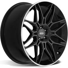 20 pollici - 5/112 Cerchioni Dotz In Lega LongBeach 10x20 5x112 ET 22 Black/Polished Lip