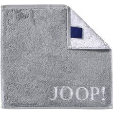 Baumwolle Stoffservietten Joop! Seiftuch 1600 Classic Doubleface Stoffserviette Silber, Grau