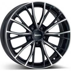 Bilfelger Mak Mark Black Polished 8x17 5/120 ET53 B72.6