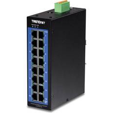 Schakelaars Trendnet TI-G160i-M 16-Port DIN-Rail Switch