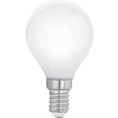 Light Bulbs Eglo E14 P45 LED Leuchtmittel 806lm 7W 360° 2700K warmweiss opal 45x77mm