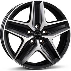 Bilfälgar Borbet CWZ black polished matt 7.5x18 5/112.00 ET48 B66.6