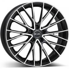 Bilfälgar Mak Speciale Black Machined Face 10x22 5/130 ET48 B71.6