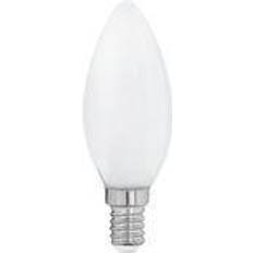 Eglo LED pære E14 C35 7W 806LM 2700K OPAL KOLLI 8 E14 Fjernlager, 4-5 dages levering