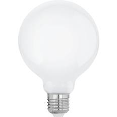 Lampa 700 lumen e27 Eglo E27 LED-lampa, glödlampa Globe Milky, 9 watt (motsvarar 75 watt) 1 055 lumen, glödlampa varm vit, 2 700 k, glödlampa G95, Ø 9,5 cm