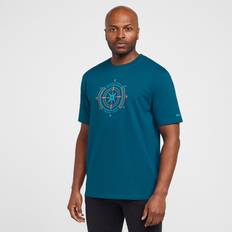 PETER STORM Men's Linear Compass T-Shirt, Blue