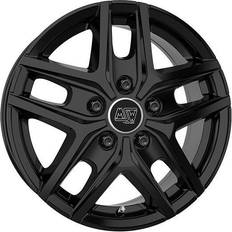 Auton vanteet MSW 40 Van Gloss Black 6.5 x 16