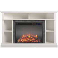 Corner fireplace tv stand Ameriwood Home Overland Electric Corner TV Bench 29.7x47.6"