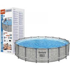 122.0 cm Freestanding Pools Bestway Steel Pro Max Pool Set Ø5.49x1.22m