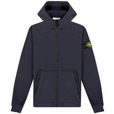Stone island soft shell Stone Island Soft Shell Hooded Jacket - Navy