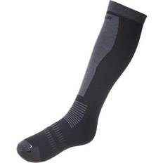 Seger Merinould Strømper Seger 50% Wool light skistrømper Black/grey