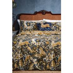 Paoletti Cotton 200 Thread Count Duvet Cover Yellow, Blue