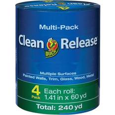 Duck Duck Clean Release 1.41 W X 60 yd Strength Tape 4 pk