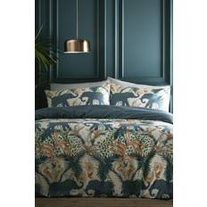 Portfolio Home Savannah Teal Duvet Cover Multicolour, Blue