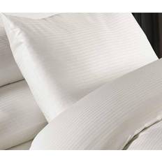 Fitted 1000 Thread Cream Bed Sheet Beige, White