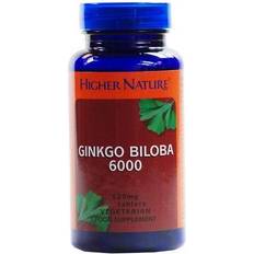 Higher Nature Vitaminer & Kosttilskud Higher Nature Ginkgo Biloba 6000 Vegetable