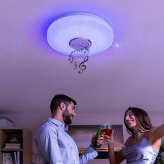 InnovaGoods LED-loftlampe med højttaler Lumavox