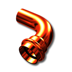 LK Systems Kloak & Afløb LK Systems Conex Press Bend 90 ° B-series copper 15mm [Levering: 6-14 dage]