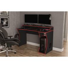 Birlea Enzo Gaming Computer Desk Black & Red