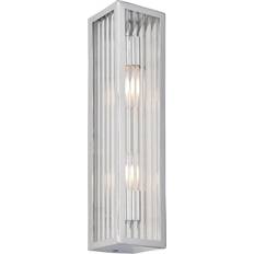Glass Wall Lights Endon Newham Contemporary 2 Wall light