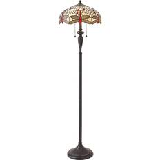 Floor Lamps & Ground Lighting Tiffany Interiors 1900 Interiors Dragonfly Floor Lamp