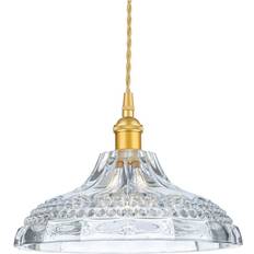 Gold Pendant Lamps Firstlight Wilshire Dome Pendant Lamp