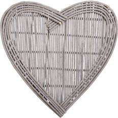 Hill 1975 Medium Heart Wicker Art Wall Decor