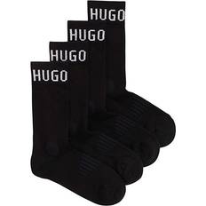 HUGO BOSS Calzini HUGO BOSS Quarter Length-Socks-in Stretch Fabric 2-pack - Black