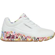 Damen - Golden Schuhe Skechers Træningssko UNO LOVING LOVE 155506-wht Størrelse