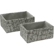 Baskets JVL Urban of 2 Rectangle Paper Storage Basket