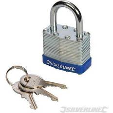 Silverline Security Laminated Padlock 24mm