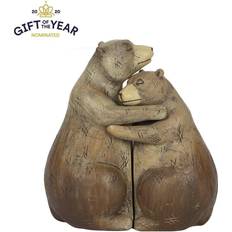 Brown Christmas Decorations Something Different Mini Bear Hug Couple Christmas Tree Ornament