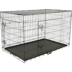 Pets Go Pet Club 2 Doors Metal Dog Crate with Divider 24"L x 18"W x 20"H 45.7x50.8