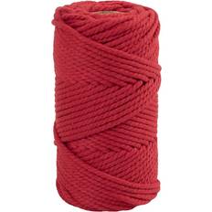 Creativ Company Macrame Rope 4 mm 55 m Red