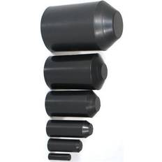 MELBYE Krympe endehætte med lim ML 25/9mm sort