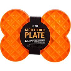 LickiMat SLOW FEEDER PLATE ORANGE 35x26x3CM