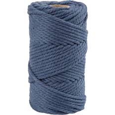 Creativ Company Corde Pour Macramé 4 mm x 55 m Bleu
