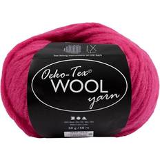 Creativ Company Wool yarn, L: 50 m, pink, 50 g/ 1 ball