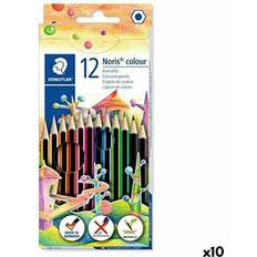 Marron Crayons de Graphite Staedtler Noris colour 185 Black, Blue, Brown, Green, Light Blue