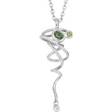 Rabinovich Curlicue Sterling Silver Halsband Med Peridot Och Topas 79016128