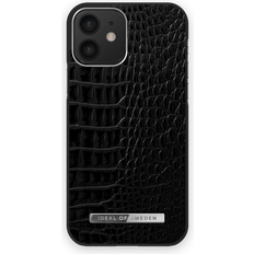 Ideal of Sweden Atelier Case New iPhone 12/12P NeoNoirCrocSilvr